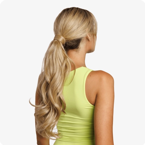 *Never Worn* INH Ponytail Extensions x2: Jordynn & Aly, 18" Sandy Blonde - Picture 8 of 9